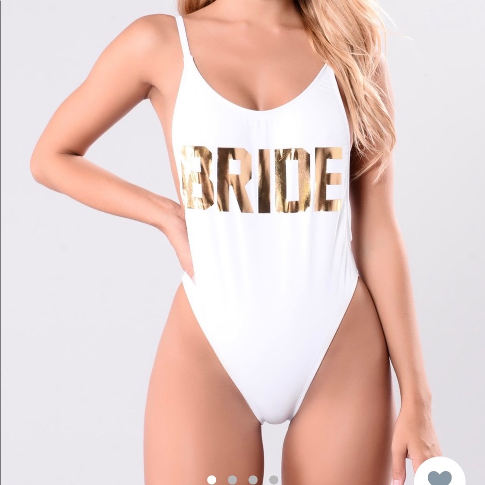Fashion Nova Bride One Piece